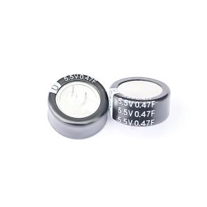 China Ultra Farad Super Capacitor 0.47F 5.5V Cylindrical For Solar Energy Storage factory