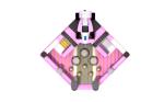 Pvc Tarpaulin Inflatable Fun City Crazy Racing With Purple Slide