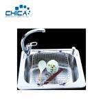 SUS304 Stainless Steel Kitchen Sink Topmount Kitchen Sink Single Bowl Kitchen