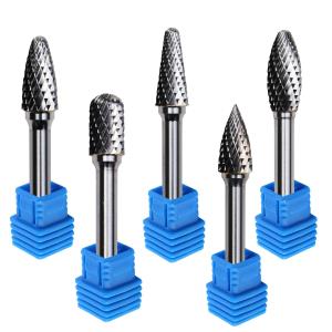 China Ball Bearing Machine Carbide Rotary Burr Cone Tree Shape Wear Resistance factory