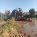 150T 14inch Vietnam River Dredge Gold Mining Equipment Has An Hourly Processing