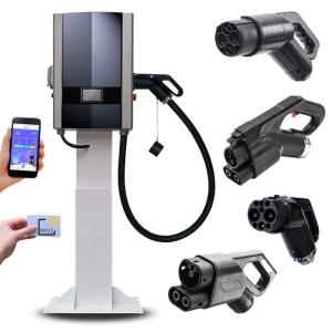China Commercial Level 3 DC EV Charger Station CCS Type 1 2 Combo EVSE Wallbox 30KW factory