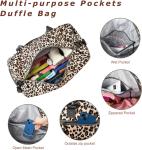 Foldable 50L Large Capacity Weekend Hospital Essentials Overnight Gym Travel Bag