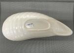 White Melamine Dinnerware Trumpet - Shell - Shape Dish Length 25cm Weight 405g