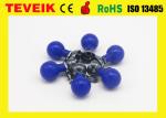 Reusable silver chloride ECG electrode medical suction bulb ECG electrode for
