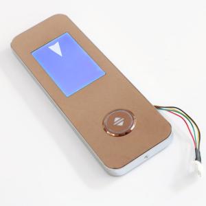 China White Button Light and DC24V Input Voltage for Rose Gold Stainless Steel Elevator LOP factory