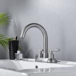 4 Inch Centerset 2 Handle Bathroom Faucet CUPC