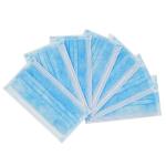 Blue Disposable 3 Ply Melt - Blown Non Woven Face Mask For Outdoor Activity