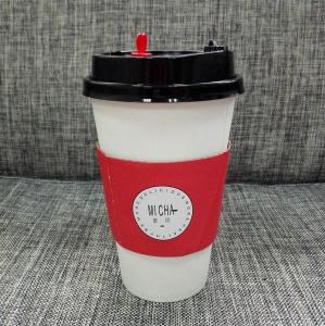 China Customized Eco Friendly Paper Cup Sleeve with Logo and Heat Resistance factory