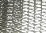 Crimped Spiral Architectural Woven Wire Mesh Fabric 3mm Thick