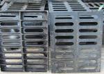 OEM Walkway Rain Water Drain Grates Anti Pressure Rustproof Black Color