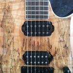 Hot Selling 6 Strings Brown Quilted Finish Jackson Electric Guitars With Black