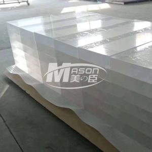 China 100% Pure Cast PMMA Thick Plexiglass Sheet Acrylic Fish Aquarium Swimming Pool factory