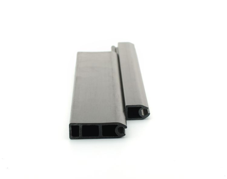 Customized Black Plastic Extrusion ABS Sliding Profiles