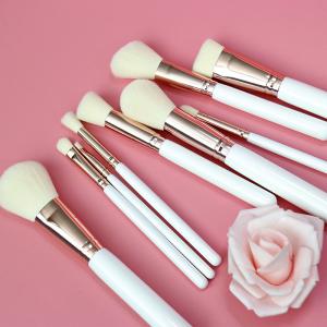 China 9PCS Exquisite Powder Foundation Brush High Glossy Ferrule With Bag factory