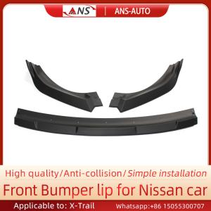 China Matte Black Nissan X Trail Car Bumper Lip With 3M Solid Tape factory