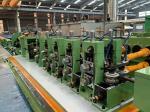 Diameter 25 - 60mm Welded Pipe Mill Green Color Max Speed 50 M / Min