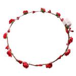 Ladies Christmas Hair Accessories Luminous Led Flower Crown Light Up Glowing