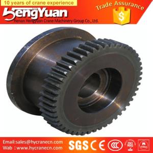 China Electric double girder forged bridge travelling crane bridge wheels factory