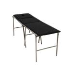Folded Doctor Examination Bed Stainless Steel Medical Couch Bed