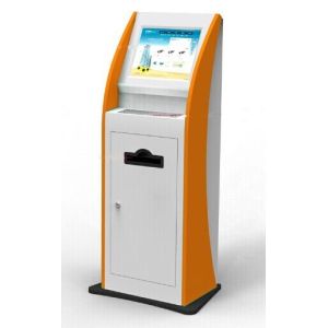 China Cold - Roll Sheet Touch Screen Information Terminal Kiosk With Mental Keyboard factory