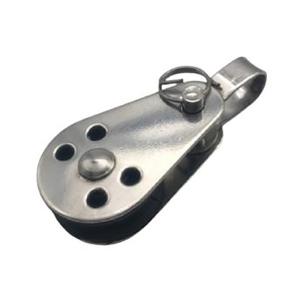China Polished Finish 8253 Stainless Steel Nylon Sheave Pulley Block factory