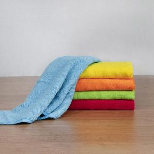 Custom Lint Free Micro Cleaning Cloth 12x12 Inches 143-383gsm