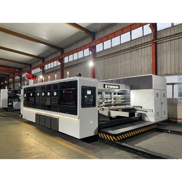 60mm Carton Auto Feeder Printer Rotary Die Cutting Slotter Folder Gluer for