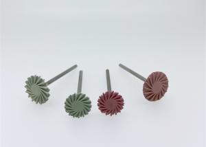 China PMMA PEEK Polymer Ceramics Flexible Diamond Discs Whirlwind Dental Polishing Wheel factory