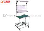 Customized Production Basics Workstations Silver Gray For Small Parts Assembly