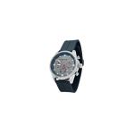30ATM Waterproof Quartz Movement Wrist Watch Black / Green Blue Silicone Strap