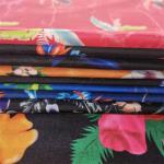 100gsm Plain Sublimation Printed Fabric Woven Microfiber Peach