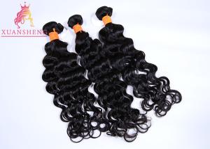China 100 Unprocessed Brazilian Human Hair Extensions , Weave Loose Wave Virgin Hair factory