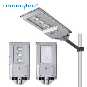All-in-One 100W 200W Smart Solar Street Lights for Outdoor Parking Lots IP65