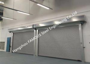 China Fire Rated Customized Rolling Shutter Door Exterior Dustproof Roll Up Door For Industry factory