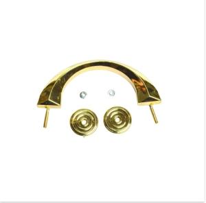 China Europe Style Golden Plastic Outside Metal Coffin Handles H9009 factory