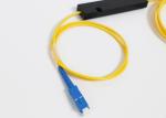 FBT Fiber Optic Cable Splitter With Single Window , Fiber Optic Coupler 1*2 1*3