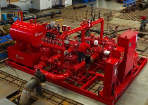 China 1250 GPM Horizontal Split Case Fire Pump Assembly EDJ Package factory