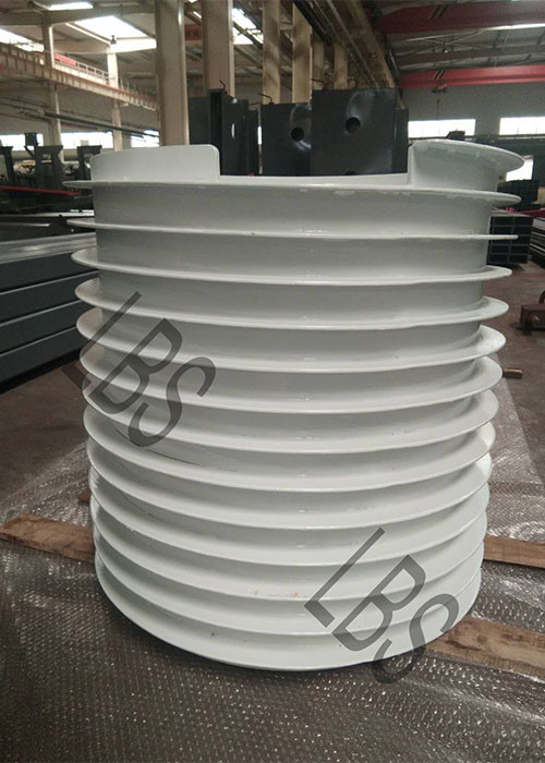 Silver Wire Rope Drum Spray Zinc Primer Finished Lifting And Crane