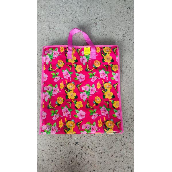 China Reusable Foldable Non Woven Bag with Zipper Closure Durable and Eco-Friendly factory