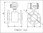 Municipal Water Meter Flange Port IP68