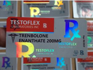 China tren Enanthate 200mg vial Vial Labels Pharmaceutical factory