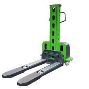 China 1 Ton Electric Pallet Stacker Self Loading Stacker Forklift factory