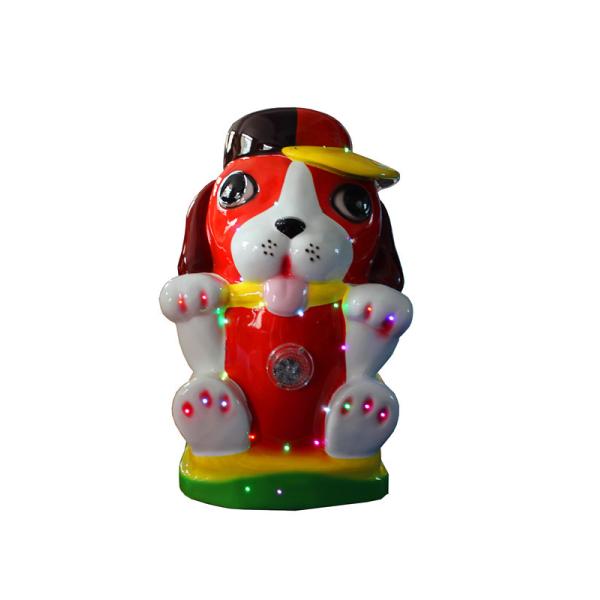 Attractive Dog Coin Operated Kiddie Ride Machines With 12 Months Warranty
