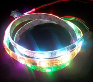 China Non-Waterproof RGB color Digital led strip light 32leds/m factory