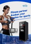 Professional Protein Instant Tea Coffee Machines With 27 Inch Advertising Screen