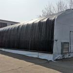 Agricultural Farming Tunnel Single Span Blackout Mushroom Growing Exterior Light