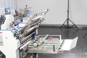 China 6 Buckle Plate Cross Fold Paper Folding Machine For Printing Industry 180m / Min Speed factory