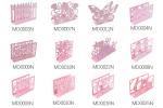 Modern Metal Napkin Holder Tissue Box Covers Flower Pattern For Home Decor