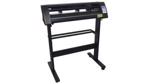 China Economical Al Casting Carriage Step Motor 28 Inch Vinyl Cutter 720mm Black Color factory